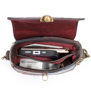 Boshiho - Funda de Piel Auténtica para Teléfono, Cartera, Bolso Pequeño para Teléfono Celular, Correa Cruzada, Bolso Bandolera para Mujer - Product Image 2