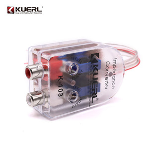 Convertidor de Impedancia KUERL K-103, Señal de Audio de Alta a Baja, Conexión RCA para Audio de Automóvil - Product Image 2