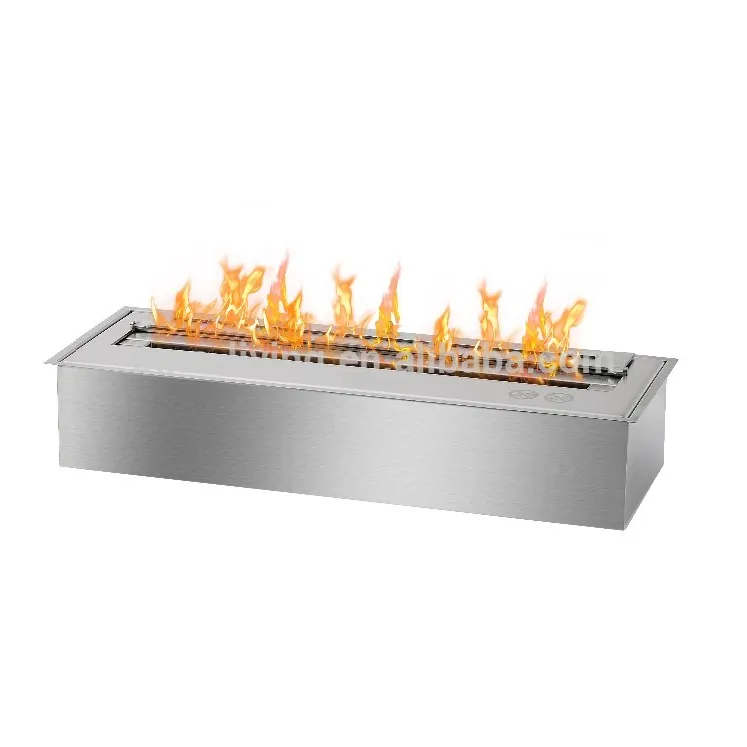 on sale 24 inch ILFB24 SS/Black biofuel stove bio ethanol fireplace