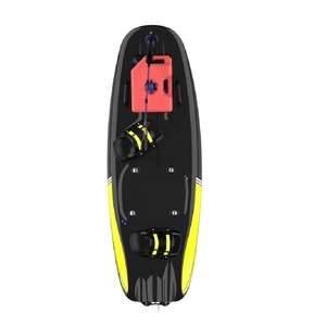 Planche de surf électrique RUSHWAVE Black Knight avec hydrofoil, longue autonomie, pagaie et pédales - Product Image 4