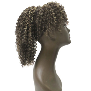 Novità: Coda di Cavallo Sintetica <span class=keywords><strong>Afro</strong></span> Ricci Crespi con Frangia, Effetto Puff e Ricci Profondi, Colori Personalizzabili, con Coulisse - Product Image 3