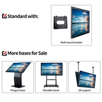 Tablette industrielle tout-en-un Windows/Linux/Android avec écran LCD Shenzhen Fabrication personnalisée 32 43 49 55 65 pouces Panel PC