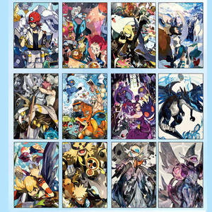 JR Offre Spéciale – Collection d'Autocollants Artistiques Rares Pokémon Dessinés à la Main, Style <span class=keywords><strong>Manga</strong></span>, pour Classeur, Jeux de Cartes Mega Dream - Product Image 5