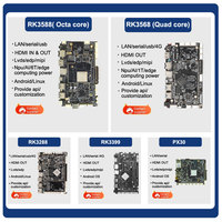 Placa Base Industrial Android de 1.8 GHz con Cuatro Núcleos y CPU Rockchip RK3566 para Pantalla Multidisplay, Simulación de Trabajo