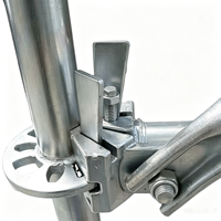 Accesorios de andamios de anillo de acero de alta resistencia, sistemas de andamios de anillo galvanizados en caliente para construcción