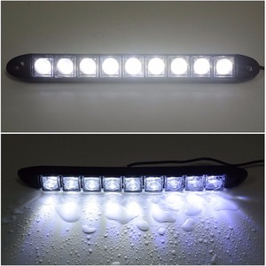 ไฟวิ่งกลางวัน DRL สำหรับรถยนต์, ไฟท้าย, ไฟตัดหมอก, ไฟวิ่งกลางวันแบบติดตั้งสูงรุ่นอัพเกรด, กันน้ำ 12V, สีขาว - Product Image 4