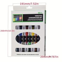 Kit de réparation de téléphone portable 16 pièces, jeu de tournevis de précision multifonction 16-en-1 et outils de démontage.