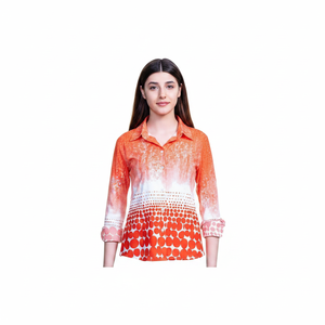 Turunu <b>White</b> Transitional Skirt Dotted Women's Shirt - Product Image 2