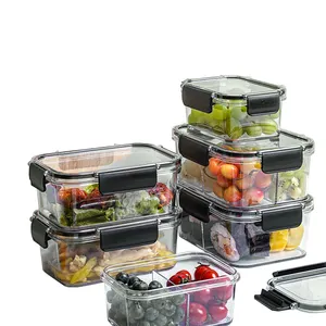 Fabrik preis Tragbare Schule Obst Lebensmittel frisch Bento Container Box knuspriger Transparente Brotdose