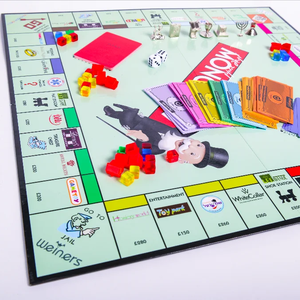 Popular proveedor de juegos de mesa personalizados Casa de plástico y juegos de mesa Monopoli en miniatura de metal para la diversión - Product Image 1