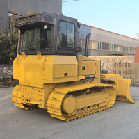 Bulldozer à chenilles compact haute performance de 10 tonnes, 110 CV, hydraulique, directement de l'usine