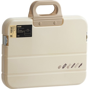 Transparent Plastic <b>File</b> Box <b>File</b> <b>Storage</b> Box Desktop <b>Storage</b> Portable Data Box Student Office Supplies Document Data Box - Product Image 1