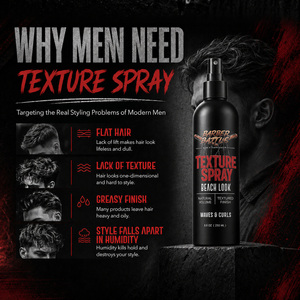 BARBERBATTLE Spray de Texturización Seca con Sal Marina, Fórmula Ligera y Natural, No Pegajosa, con Logo Impreso - Product Image 2