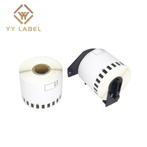 Rouleau de papier thermique compatible <span class=keywords><strong>Dymo</strong></span> <span class=keywords><strong>Brother</strong></span> DK-22205, ruban adhésif 62 mm x 30,48 m pour utilisation en supermarché - Product Image 4