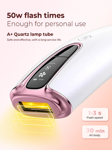 <span class=keywords><strong>Épilateur</strong></span> laser IPL portable pour le visage, le corps, les jambes, le bikini et les lèvres, 8 niveaux d'intensité, rajeunissement de la peau, <span class=keywords><strong>épilateur</strong></span> IPL pour usage domestique - Product Image 2