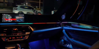 ICarsin mise à niveau Symphony LED lumière ambiante intérieure de voiture pour BMW série 5 G30 G31 2019-2023 accessoires de décoration de bande AirVent
