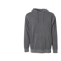 Sweat-shirt à capuche pour homme en coton 100% 460 grammes, style vintage surdimensionné, style hip-hop, tricoté, avec logo personnalisé en gros