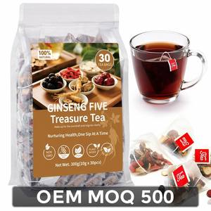 Tè alle Erbe Naturale Puro MWTEA con Ginseng, Cinque Tesori, Giuggiole Rosse, Gelso e Maca, Confezione da 10g, Scadenza 24 Mesi - Product Image 1