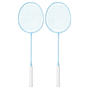 Raqueta de Bádminton de Aleación de Acero con Punto Dulce Ampliado, Agarre Antideslizante y Absorbente de Impactos, Ultraligera y Duradera <span class=keywords><strong>para</strong></span> <span class=keywords><strong>Principiantes</strong></span> - Product Image 5