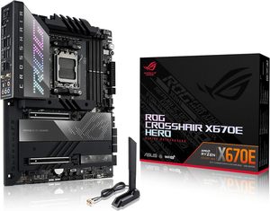 Nueva Placa Base R-ROG CROSSHAIR X670E HE-RO, Socket AM5, Compatible con CPU 7000, DDR5, Placa Base para Juegos de PC, en Stock - Product Image 1