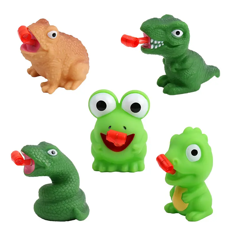 동물 터지는 혀 장난감 재미있는 혀 튀어 나와 스트레스 개구리 짜기 장난감