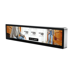 Treo Tường 15.1 Inch Sản Xuất Thương Mại Cấp Taxi/Bán Lẻ/Bán Hàng Tự Động/Sân Bay Quảng Cáo Hiển Thị <span class=keywords><strong>LCD</strong></span> Kéo Dài Bar Sceeen - Product Image 5