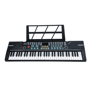 MY MUSIC MY-612 Órgano Eléctrico Portátil de 61 Teclas con LED, <span class=keywords><strong>Teclado</strong></span> de Piano Digital, <span class=keywords><strong>100</strong></span> Tonos, <span class=keywords><strong>100</strong></span> Ritmos, Altavoz Integrado, Ligero - Product Image 1