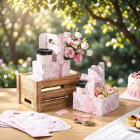 Support de tasses à café pliable en carton ondulé rigide recyclable personnalisé pour vente en gros avec votre logo