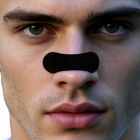Bandes nasales noires de haute qualité pour une meilleure respiration, anti-ronflement, soulagement de la congestion nasale, patchs pour arrêter les ronflements et améliorer le sommeil