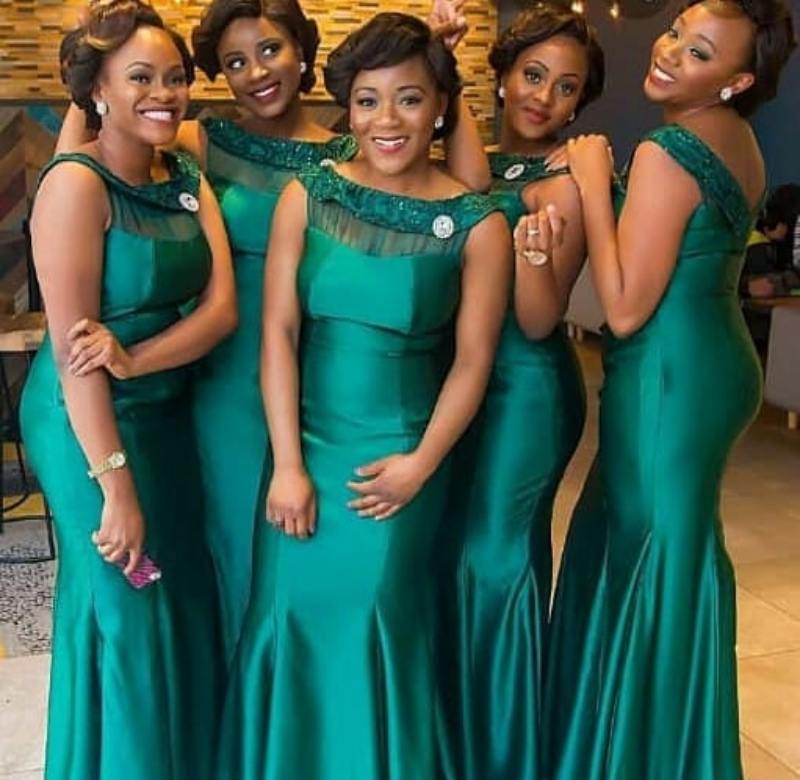Customize Beautiful Nigerian Bridesmaid Dresses Plus Size Party Evening  Dresses| Alibaba.com