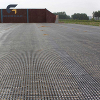 Geogrid de Poliéster de Alta Resistencia a la Tracción con Certificación CE Georoad para Estabilización de Suelos con 5 Años de Garantía