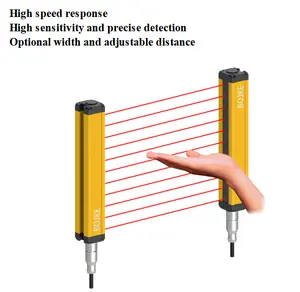 High Quality Laser Safety Light Curtain Sensor Price Automation Sensor Micro Mini Light Curtain Sensor For Elevator Prices