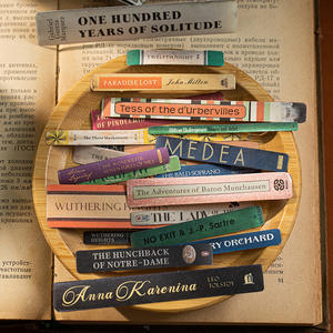 25 hojas por paquete, 100 libros de la serie 'Libros que he leído', pegatinas estilo retro con temática literaria inglesa para bullet journal. - Product Image 2