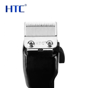 Tondeuse à cheveux professionnelle HTC CT-605 avec cordon, lame en acier à haute teneur en carbone, puissance élevée, pour salon, barbier, usage domestique, modèle privé - Product Image 6