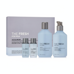 Face Shop Fresh Ensemble de soins hydratants pour le visage pour hommes Toner de qualité 180ml + émulsion 170ml + toner 32ml + émulsion 32ml - Product Image 2