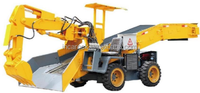 Nouveau chargeur-ébavureur souterrain sur chenilles Inca Rock IC0-40 avec roulement de moteur central, 2300 kg, garantie de 3 mois pour l'évacuation des scories