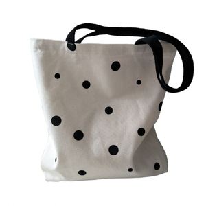 Eco Friendly <b>Medium</b> White Canvas <b>Tote</b> <b>Bag</b> Custom Logo Acceptable Reusable Open Top Grocery Shopping <b>Bag</b> Daily Usage - Product Image 1