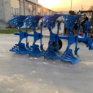 Charrue à socs hydraulique à grande grille de socs, à inversion double, avec déplacement latéral et inclinaison, pour labour profond, moteur diesel, 18-45 cm - Product Image 1