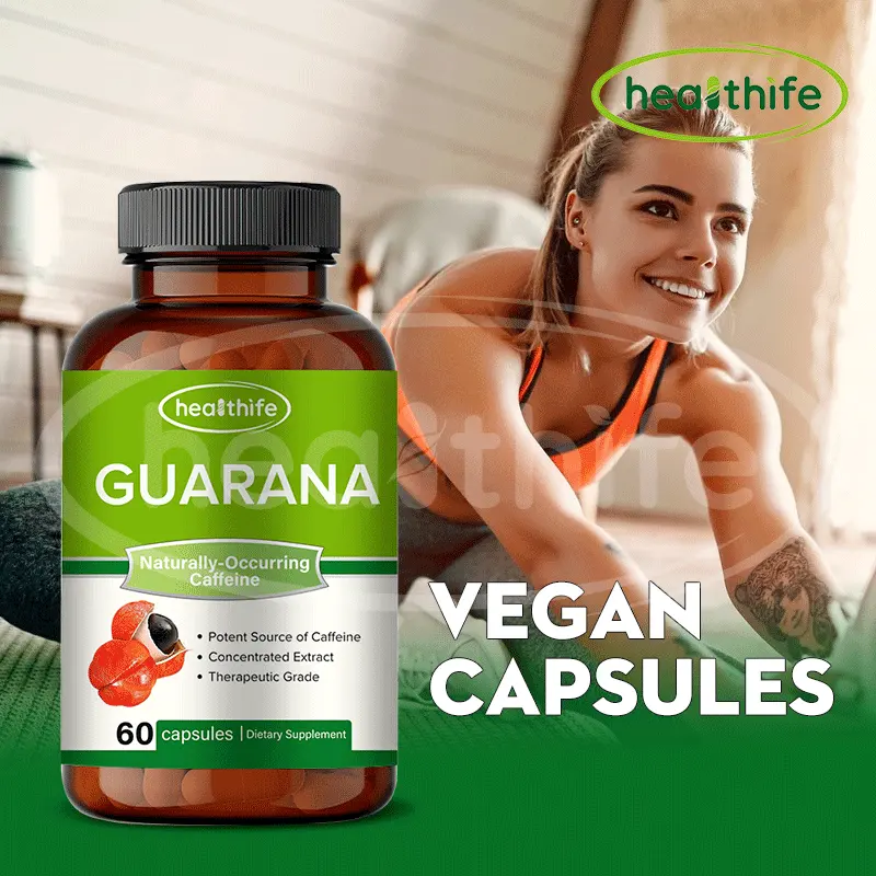 Healthife perdita di peso estratto di semi di Guarana, capsule di Guarana