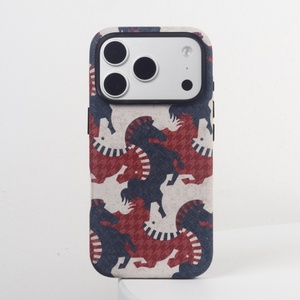 เคสโทรศัพท์มือถือแม่เหล็กลายแถบหนังม้าย้อนยุคสำหรับ iPhone 17 15 16 PRO MAX 17ที่ครอบป้องกันการชาร์จแบบไร้สาย - Product Image 1