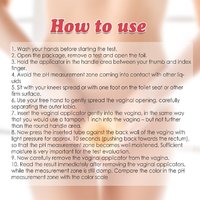 Tes Strip Deteksi Cepat pH Vagina Wanita Harga Terbaik Baru (Tes BV) Bakteri Vaginosis Penggunaan Manual Bersertifikat CE Kelas II