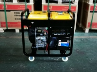 Générateurs diesel portables triphasés de marque Dongqing, prix d'usine, 8 kW, haute puissance, pour extérieur, DQ8GF-LE3, 380/220 V, 50 Hz, 3000 tr/min