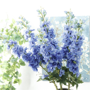 Venta directa de fábrica artificial larkspur flor rama larga de seda de <span class=keywords><strong>delphine</strong></span> casa decoración de acuerdo - Product Image 5