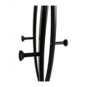 Perchero metálico de pie para el hogar con ganchos, perchero sencillo hecho a mano para dormitorio, perchero portátil - Product Image 3