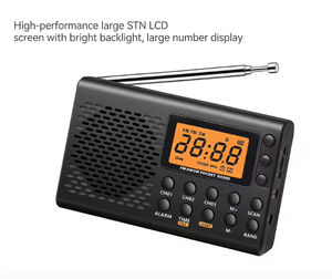 Nueva Radio Portátil AM/FM/SW de Banda Completa con Pantalla Grande y Sonido Estéreo para Uso en Interiores y Exteriores para Personas Mayores - Product Image 3
