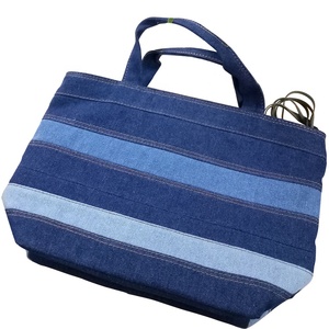 Thời Trang Mới Nhất Tùy Chỉnh <span class=keywords><strong>Made</strong></span> In Trung Quốc Big Carry Jeans Túi Vai Denim Tote Túi Có Thể Giặt Jeans Vải Túi Mua Sắm - Product Image 6