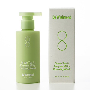 [โดย Wishtrend] เจลล้างหน้าสูตรนมผสมเอนไซม์ชาเขียว 140 มล. สำหรับควบคุมความมันและทำความสะอาดผิวอย่างล้ำลึกทุกวัน - Product Image 1