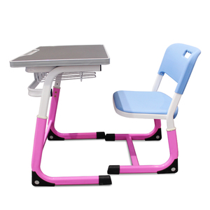 Ensemble de mobilier scolaire en gros pour écoles primaires – Chaise et bureau réglables en MDF pour élèves et enseignants – Fiable - Product Image 5