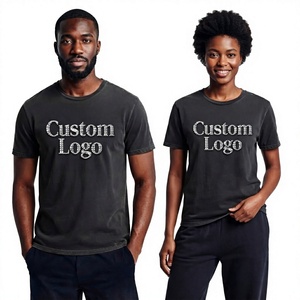 <b>Clothing</b> Manufacturer Wholesale Custom 100% Cotton Blank Drop Shoulder T Shirt Plus Size Men's T-Shirts - Product Image 1