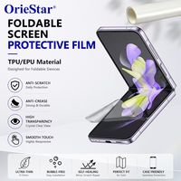 Film de protection d'écran en TPU flexible pour smartphone pliable, haute transparence, résistant aux rayures, en rouleau